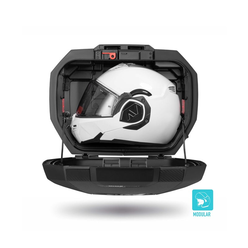 Erweiterbarer Seitenkoffersatz SHAD SH38X Carbon für 3P & 4P System