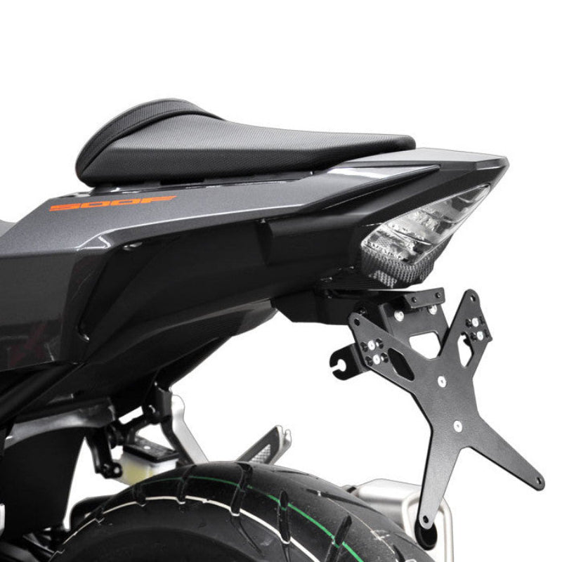 Kennzeichenhalter Set Zieger X-Line für Honda CB 500 F (16-23) CB 500 X (16-23) CBR 500 R (16-24) CB 500 Hornet (24)