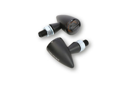 LED Blinker Highsider Apollo Bullet schwarz