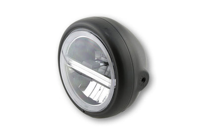 5 3/4 Zoll LED Scheinwerfer Highsider Pecos Typ 6 schwarz matt