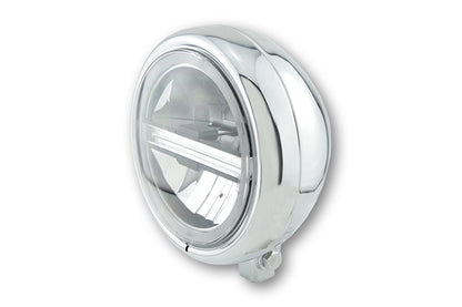 5 3/4 Zoll LED Scheinwerfer Highsider Pecos Typ 6 Chrom