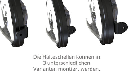 10 Zoll LED Hauptscheinwerfer Highsider Frame-R1 Typ 8 schwarz