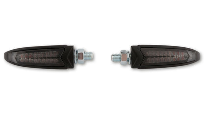 6in1 LED Blinker Highsider ARC schwarz mit Rück- & Bremslicht