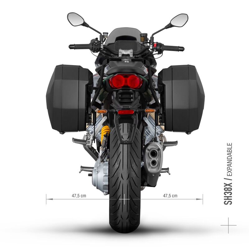 Seitenkofferträger Satz SHAD 3P für Moto Guzzi V100 Mandello /S 2022-2027
