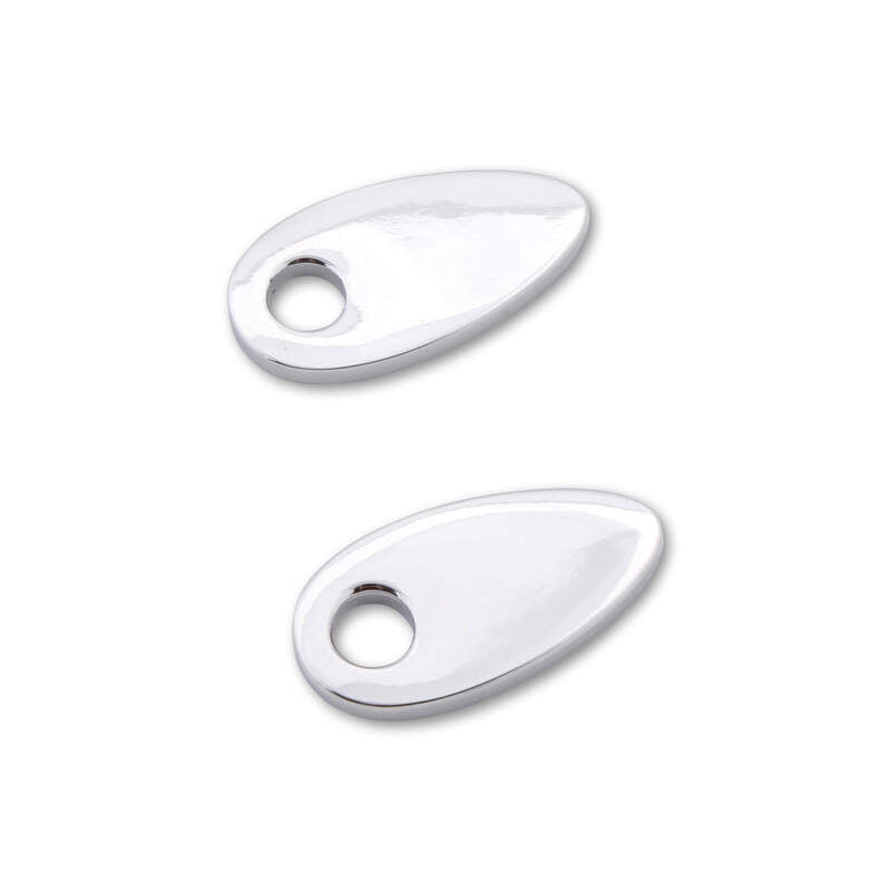 Blinker Montageplatten für Harley-Davidson Modelle 41x21 mm