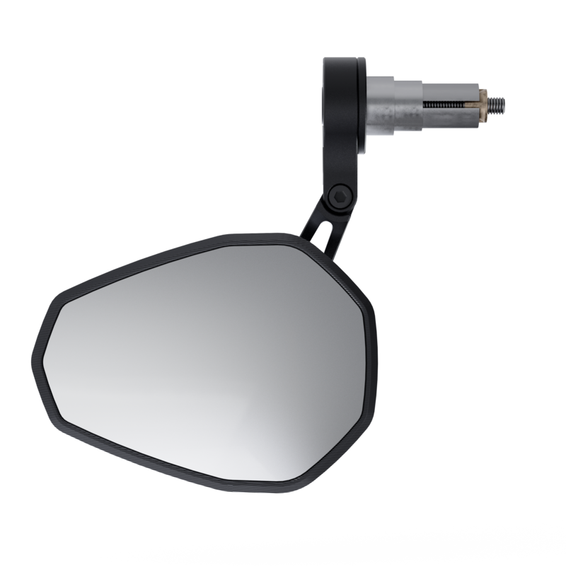 Lenkerendenspiegel Highsider Ventura-RS Evo kurz Klemmung 30 mm