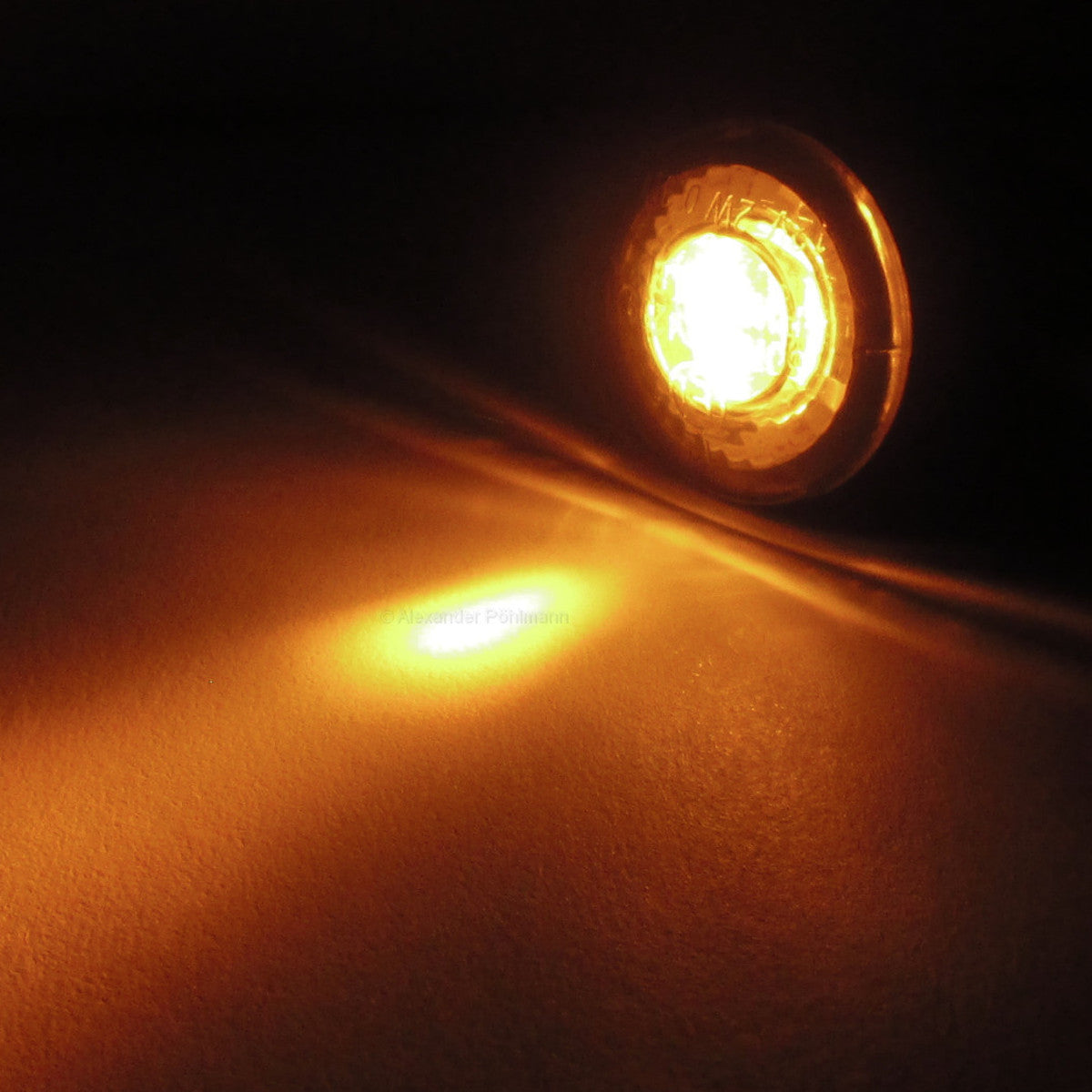 LED Blinker Paar Highsider Apollo Bullet mit Rücklicht, 12V / 2W, E-geprüft