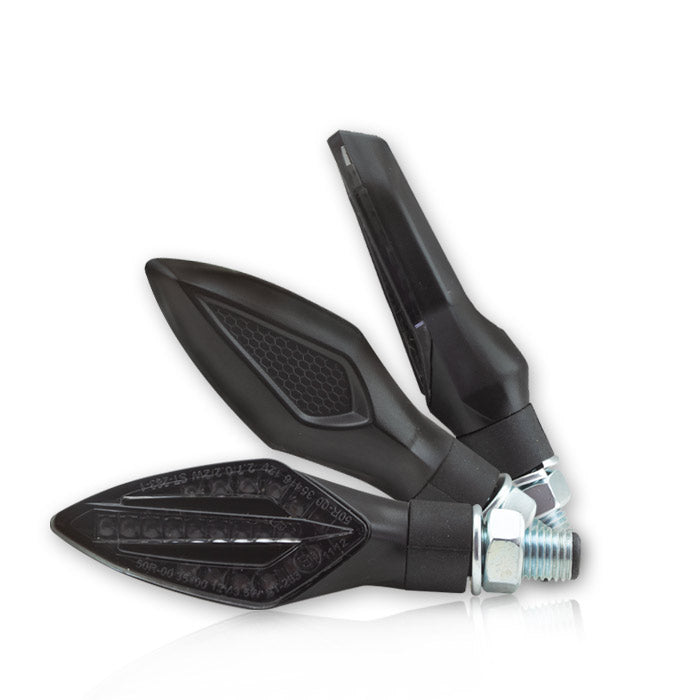 LED Lauflichtblinker Paar Progress-Line Trident mit Rücklicht, 12V / 2,7W, E-geprüft