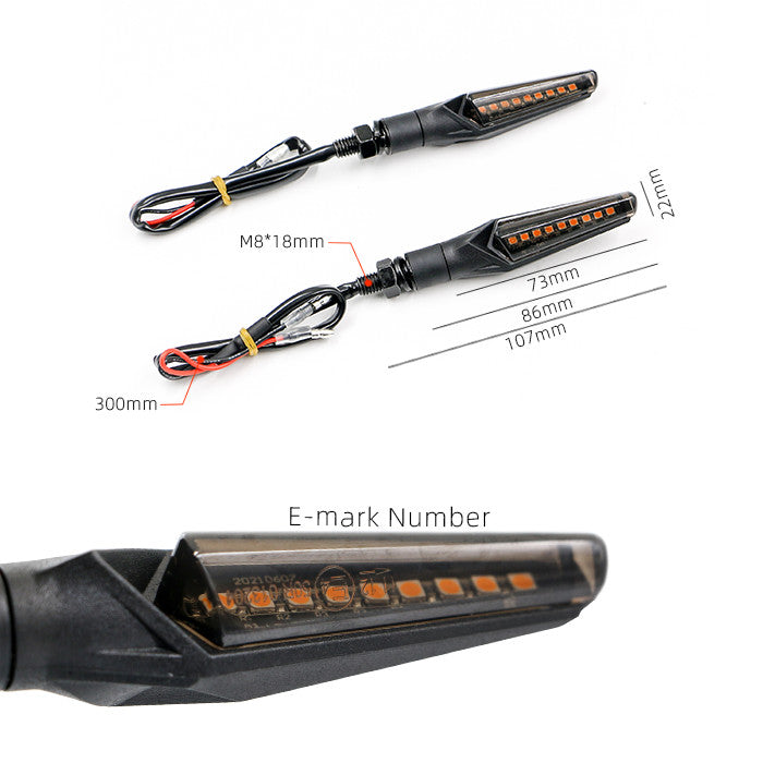 LED Blinker Paar Progress-Line Sprint, 12V / 6W, E-geprüft