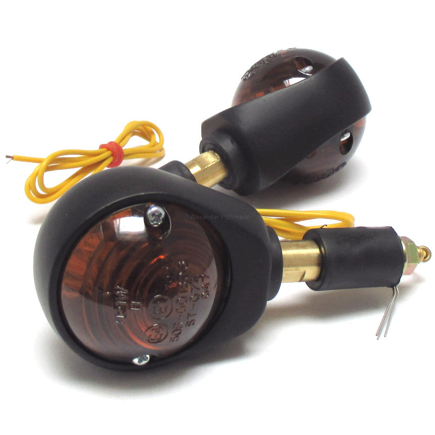 Lenkerendenblinker Paar Progress-Line Ochsenaugen, 12V / 21W, E-geprüft