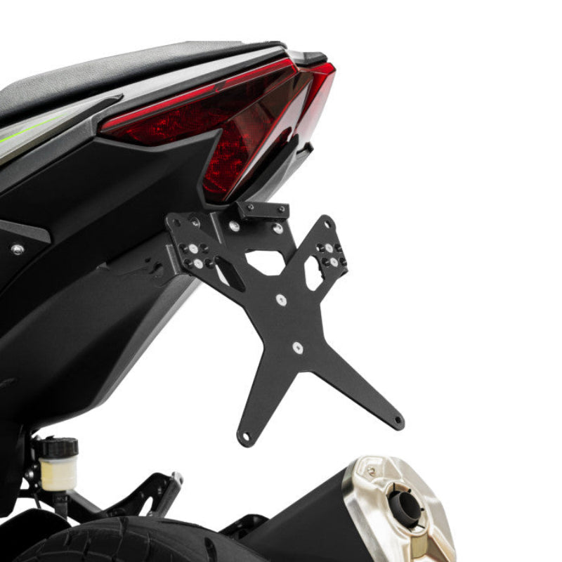 Kennzeichenhalter Set Zieger X-Line für Kawasaki Ninja 500 (2024-) Z 500 (2024-)