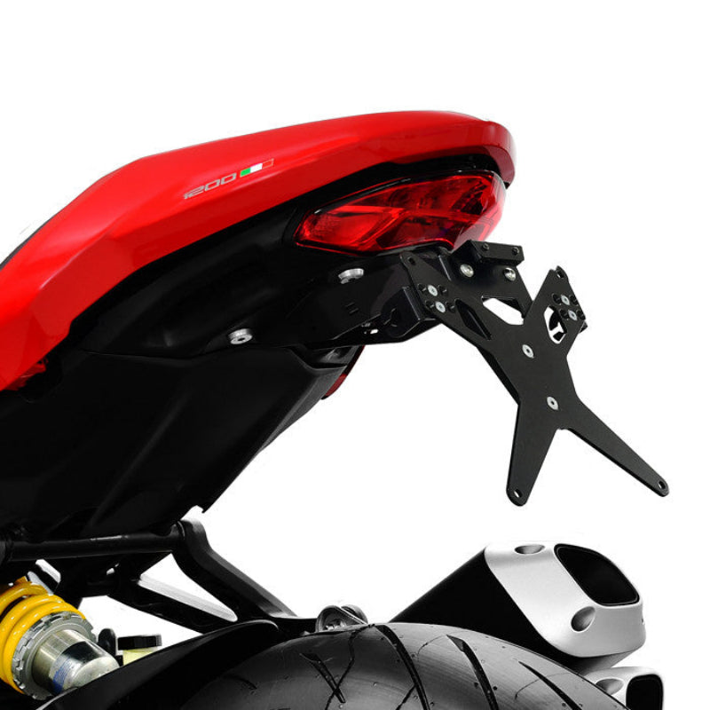 Kennzeichenhalter Set Zieger X-Line für Ducati Monster 1200 / 797 / 821 (2017-2020)