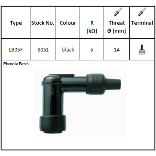 Zündkerzenstecker NGK LB05F 8051