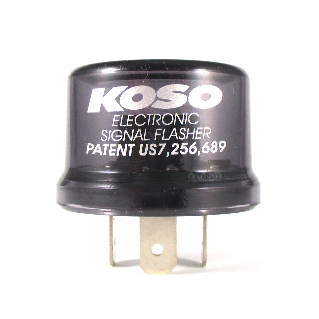 Blinkerrelais KOSO Digital 12V 3 Pins inklusive Adapter