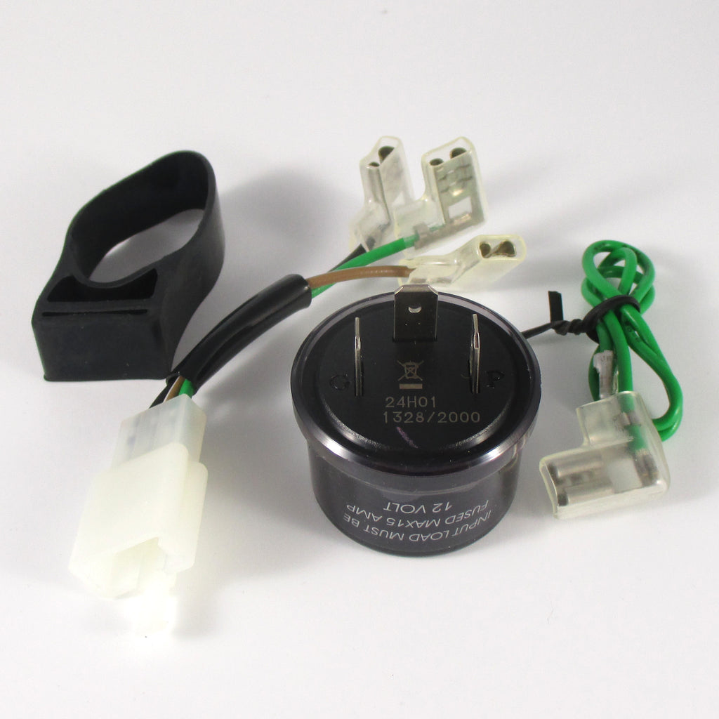 Blinkerrelais KOSO Digital 12V 3 Pins inklusive Adapter