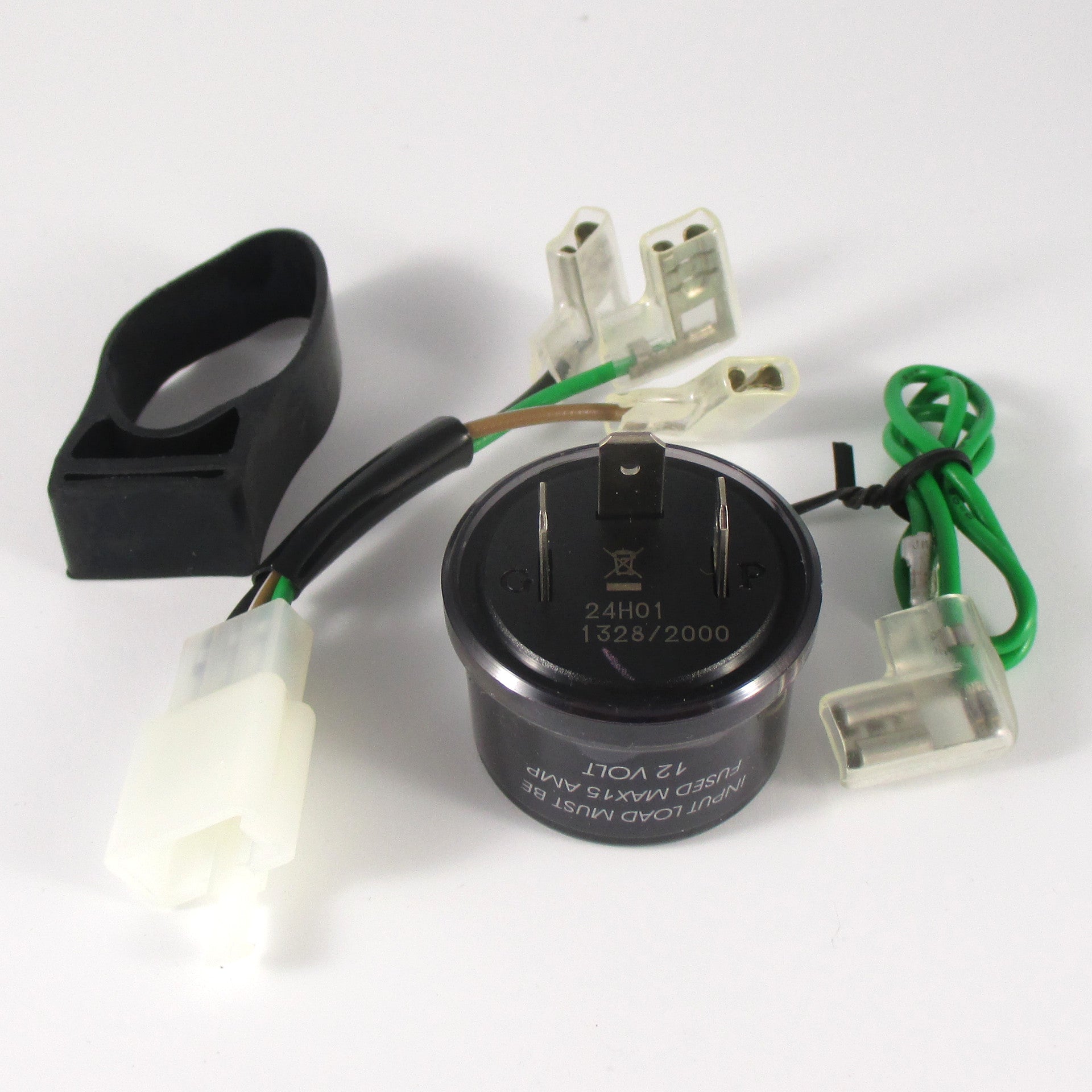 Blinkerrelais KOSO Digital 12V 3 Pins inklusive Adapter